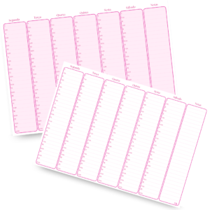 Planner de agendamento - pink