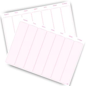 Planner semanal - 7 dias | PINK